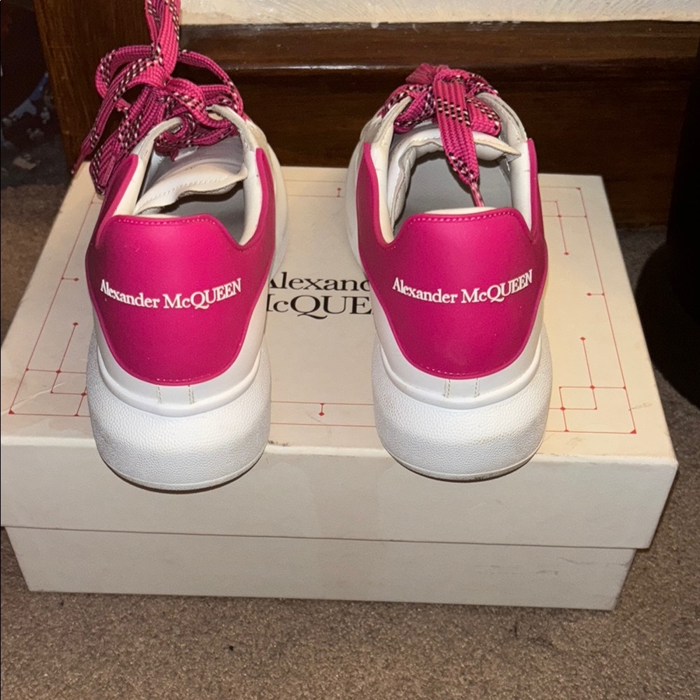 Alexander McQueen Kids Pink Sneakers